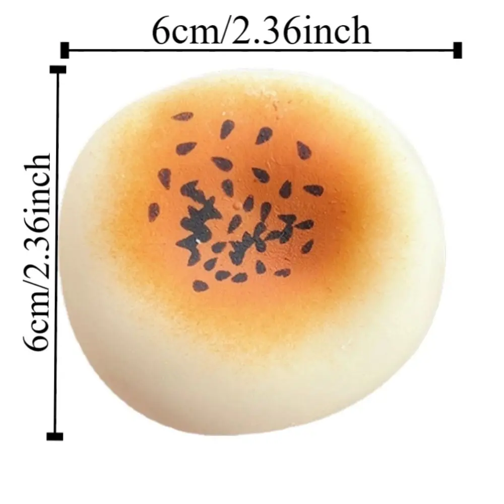 Juguetes para apretar con ventilación de silicona, juguete de animales de descompresión suave y relajado, juguete creativo interesante para comida de pastel, juguetes para niños