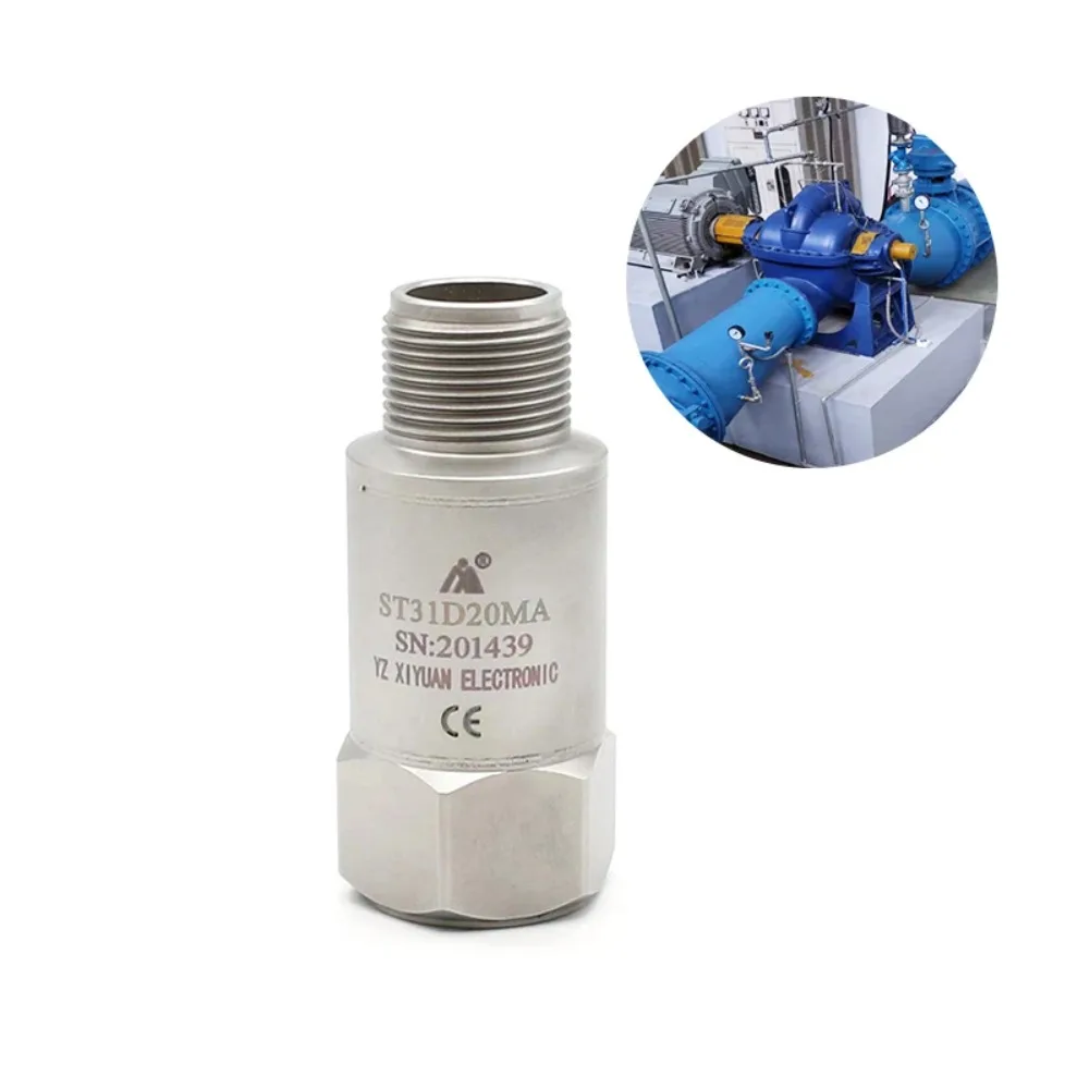 Vibration and Temperature Sensor ST31D20MA for Low Frequency Piezo Accelerometer