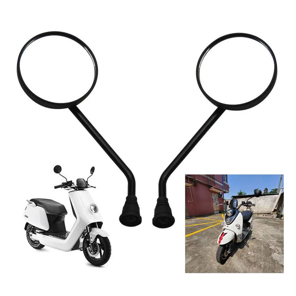 Motorcycle Rearview Mirrors 6mm 8mm Rear View Mirror For Suzuki Yamaha Sym Kymco Vespa Motorbikes Scooter Pit Bike Parts