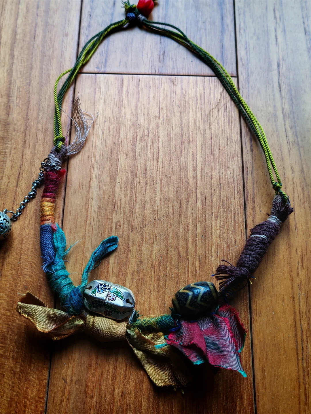 retro-ethnic-sle-agate-accory-vintage-silver-nelace-handwoven-cord-aged-look-zen-spirit-individuali-choker