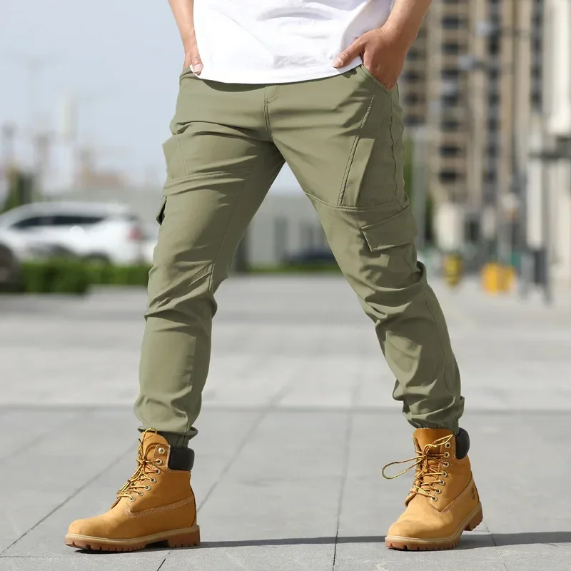 

Men's Outdoor Sports and Leisure Multi Pocket Workwear Cool Pants Seasonal Multi Pocket Workwear Military Pants Casual Pants