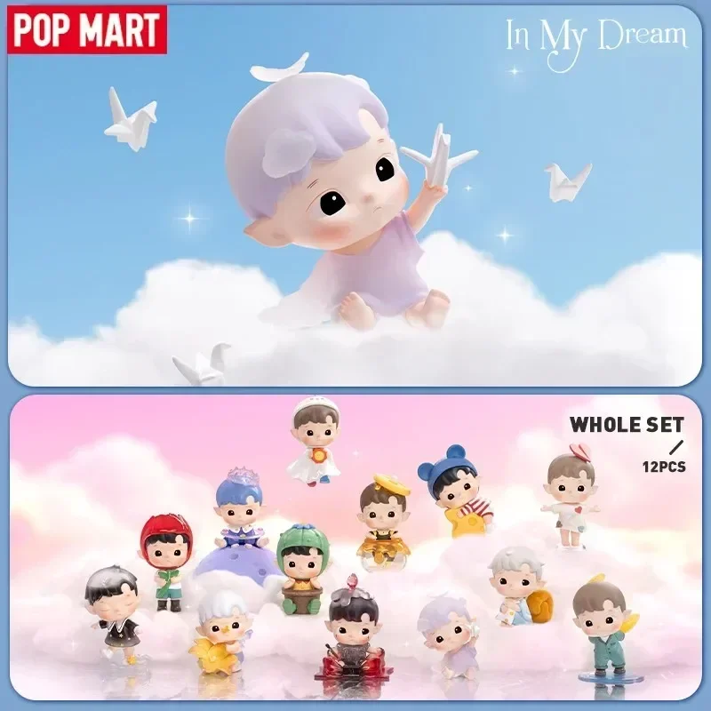 

POP MART Hacipupu In My Dream Series Mystery Box - Cute Anime Figure Blind Box Guess Bag Desktop Ornaments Collectible Doll