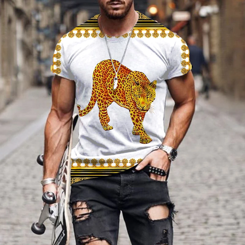 2022 Summer Luxury Baroque t-shirts 3D All Over Printed T Shirts Tee Tops shirts Unisex Tshirt