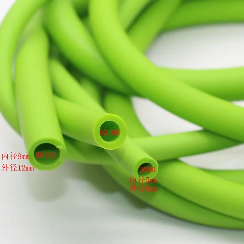 80120 High Elasticity Latex Rubber Tube Inner Diameter 8mm and Outer Diameter 12mm for Fitness and Industry