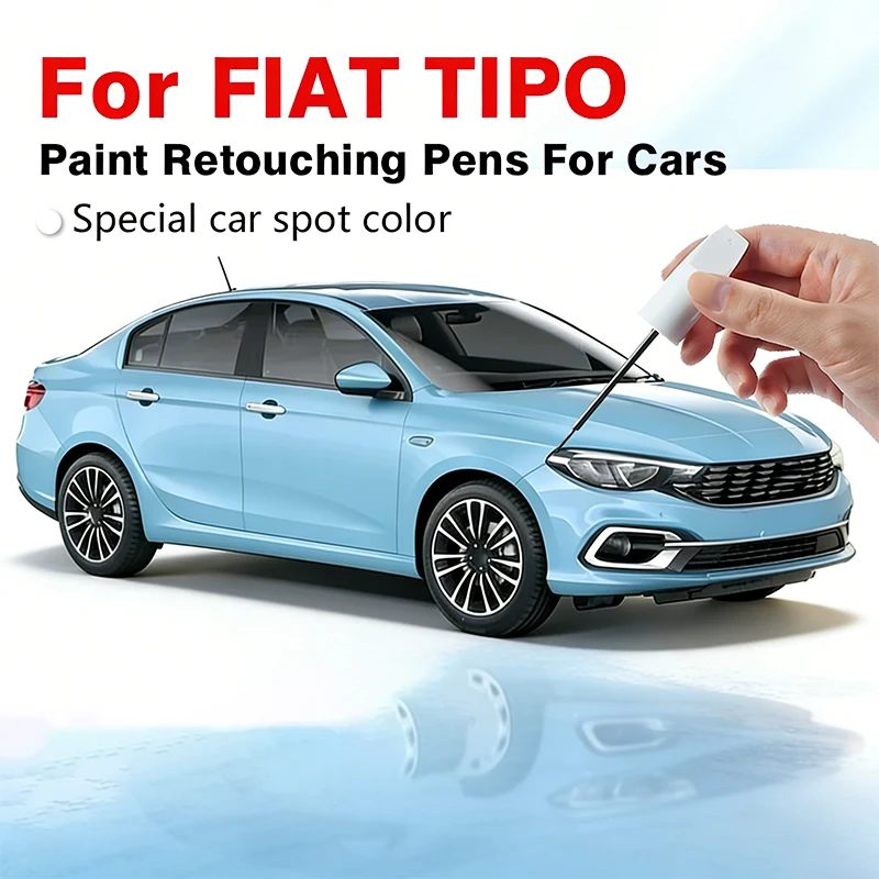 

For FIAT TIPO Car Paint Repair Pen Restores Original Factory Paint Finish with Clear Coat Enhances Gloss Elba Blue Colosseo Gray