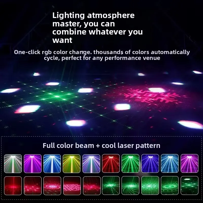 Stage lighting 150W big steel cannon moving head light bar KTV rotating pattern voice activated led beam of light rotating light