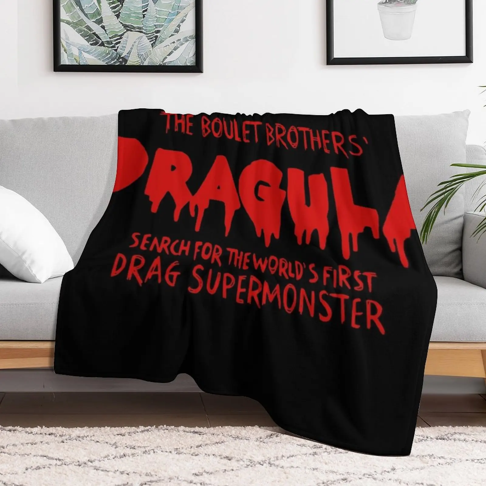 Boulet Brothers' Dragula Throw Blanket Bed covers Vintage Polar Blankets