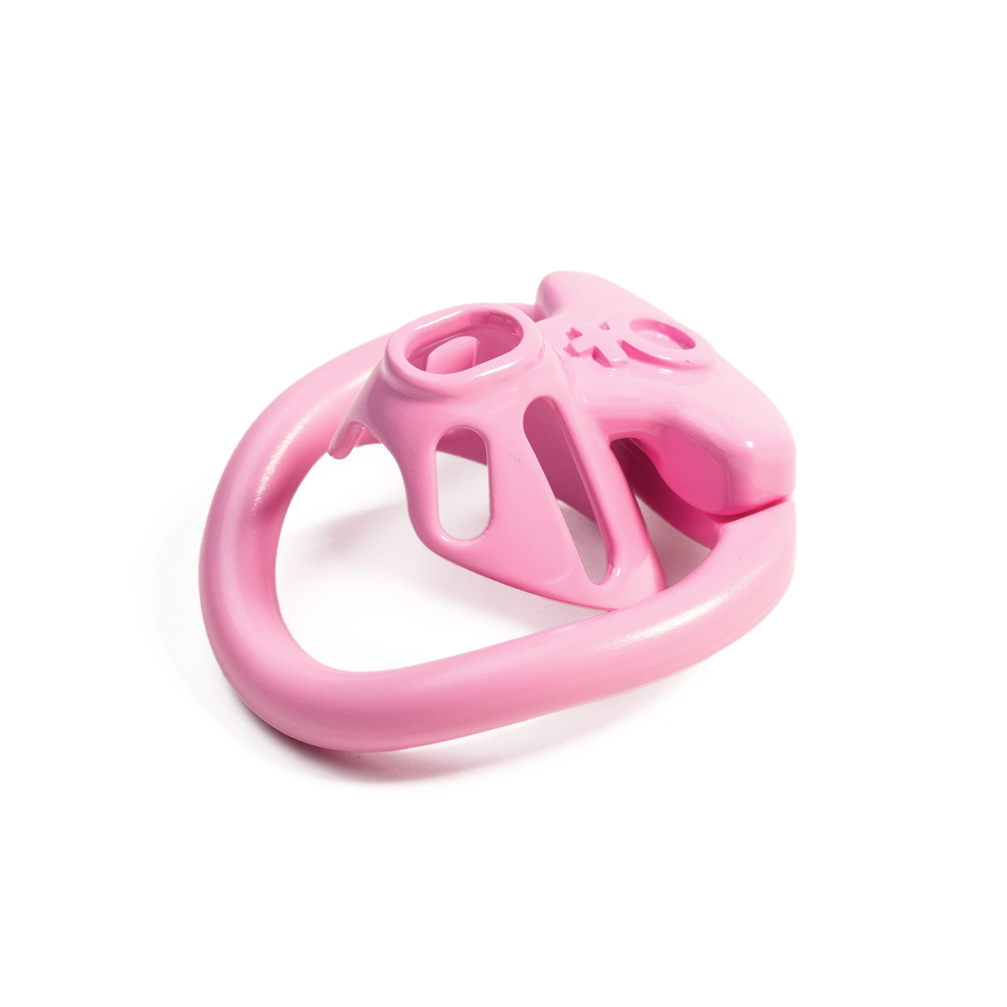 Mini Piercing Short Plastic Male Chastity Cage Boy Penis Lock Ring Femboy Chastity Device Sex Toys for Men Gay Cuckold view 3