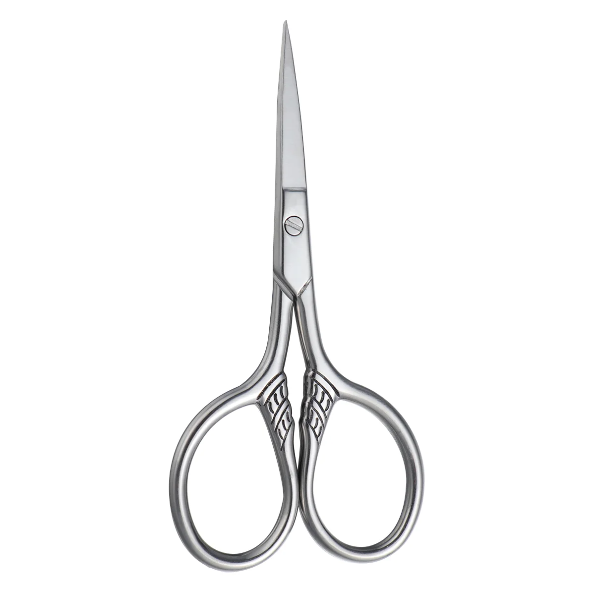 

Silver Stainless Steel Mustache Trimming Shear Men Beard Scissors For Facial Body Set Para Cuidado De Barba Barber Accessories