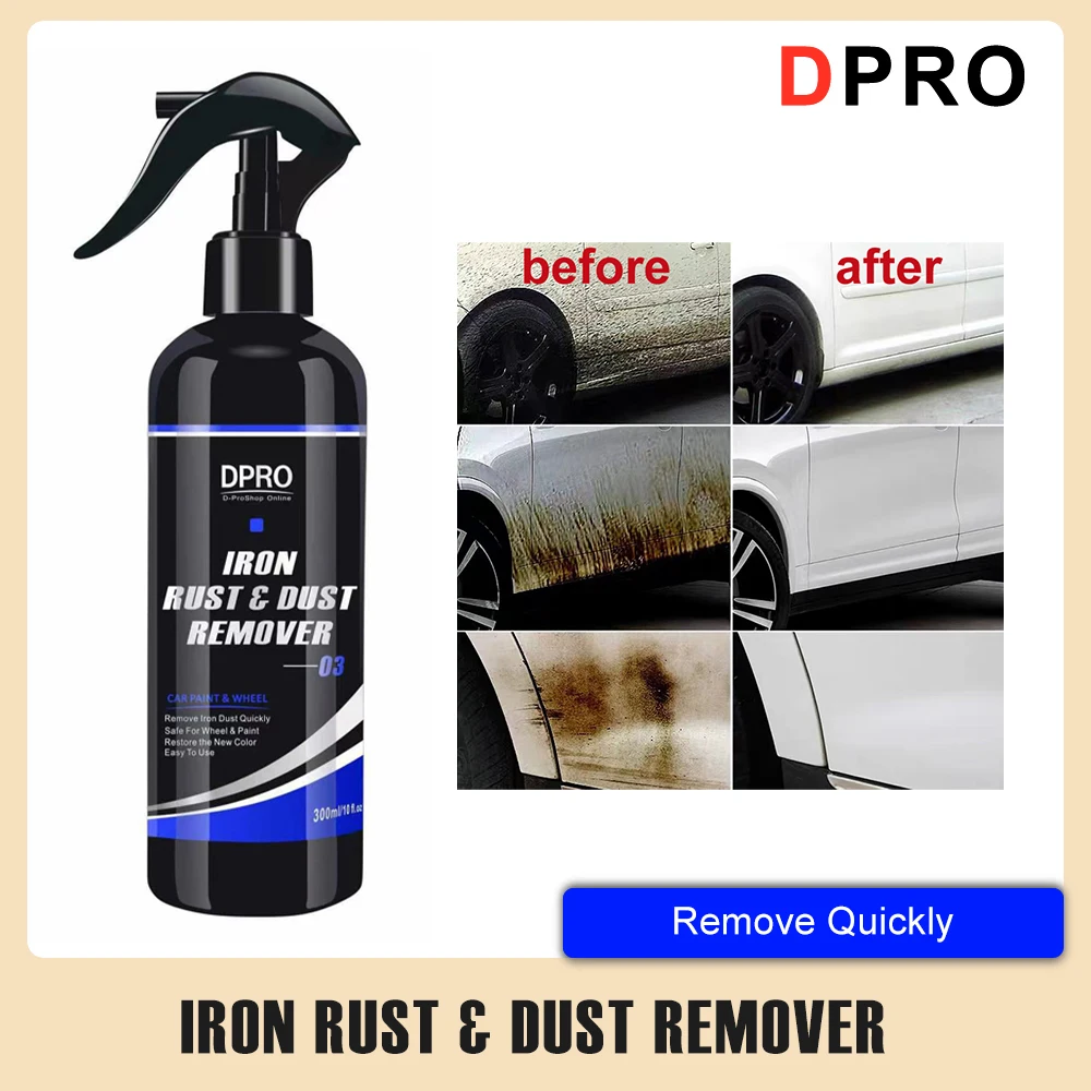 

Dpro Car Iron Rust Remover Spray Paint Wheel Metal Iron Powder Polish Cleaner Rims Care Tire Washing Car Detailing