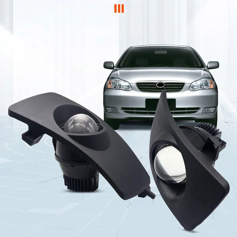 

3 Inch Bi Led Fog Light Projector Lens for Toyota Alphard HK Van Corolla Hi Lo Beam 12v 45w 3000k 4300k 6000k