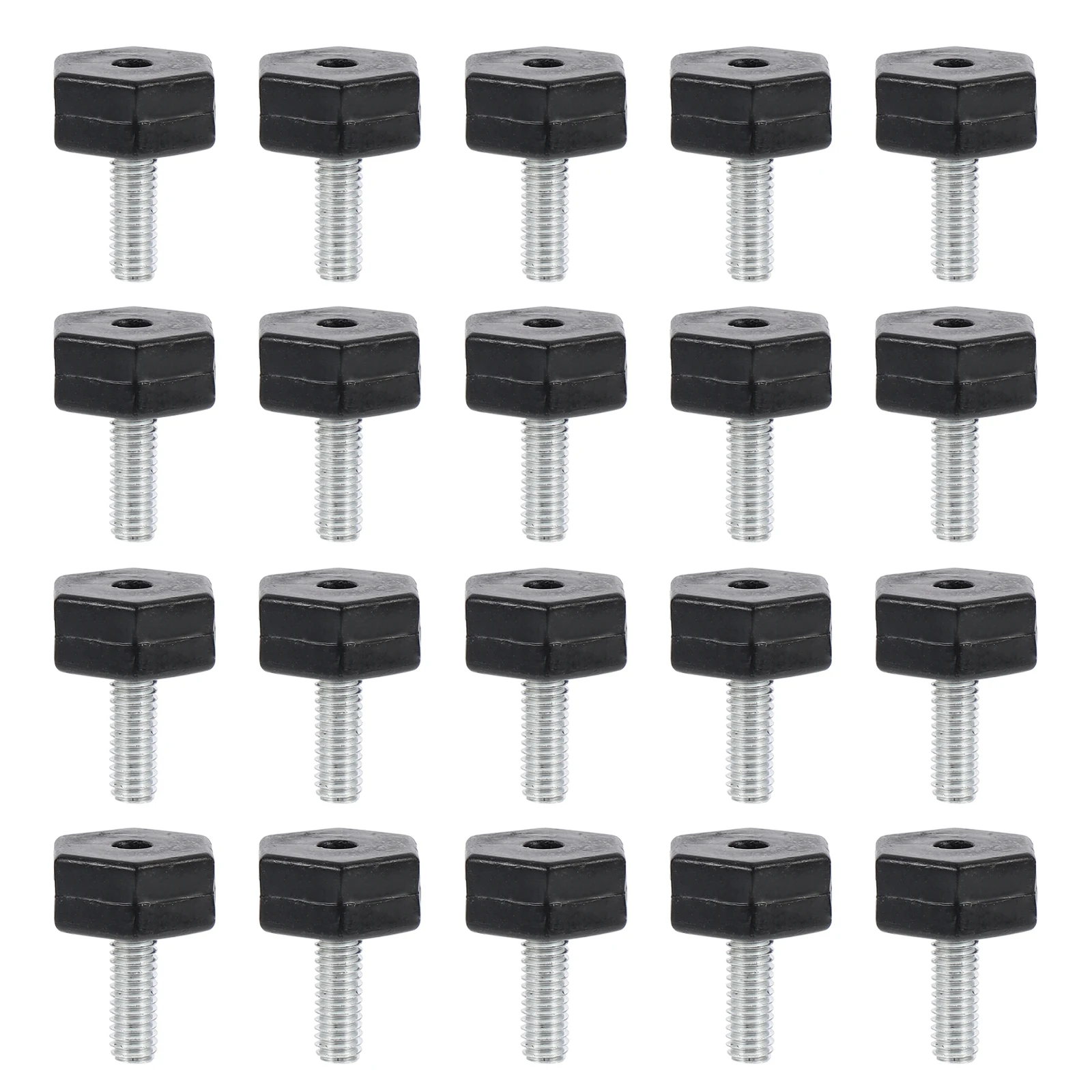 

20pcs Adjustable Furniture Feet Easy Clean Sliders Riser Mold Protectors Iron Cabinet Leg Pads Sofa Table Mats Thick Load