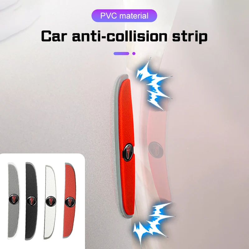 

4PCS Car Edge Anti-collision Protector Strip Sticker For Hongqi HS5 H5 H6 H9 E-QH5 HS7 E-HS9 HS6 H7 E-HS3 Rear View Mirror Cover