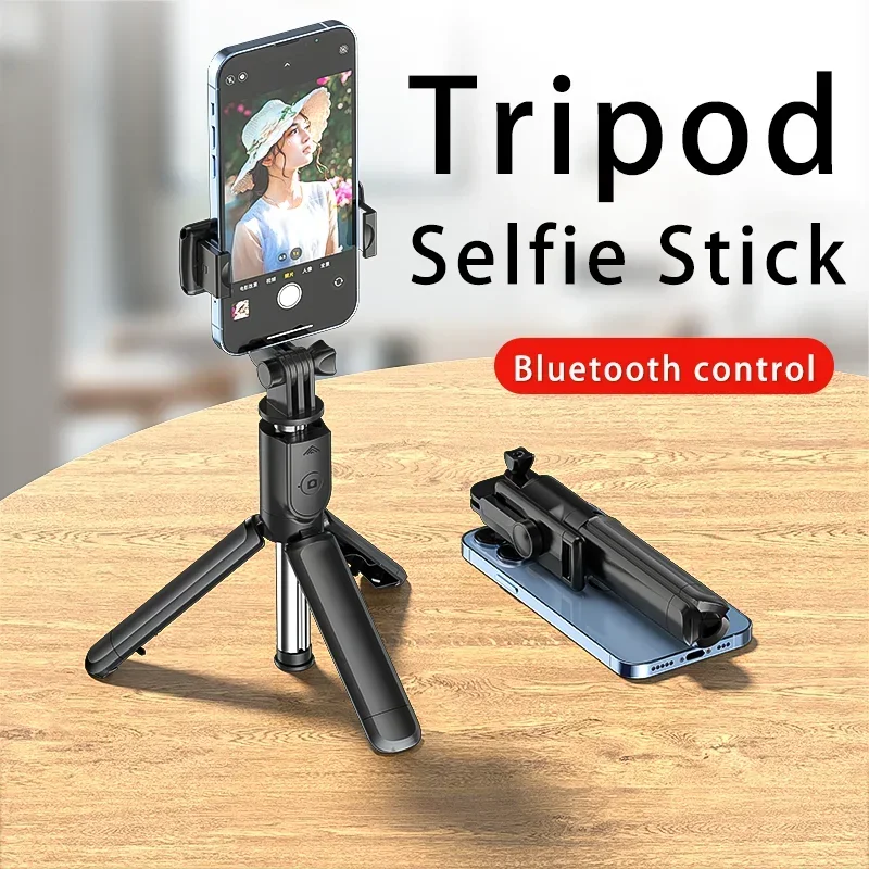 

S03 Detachable Clip Bluetooth Tripod Selfie Stick Maximum Clamping Width 90MM Length 675MM With Fill Light Remote for Photograph