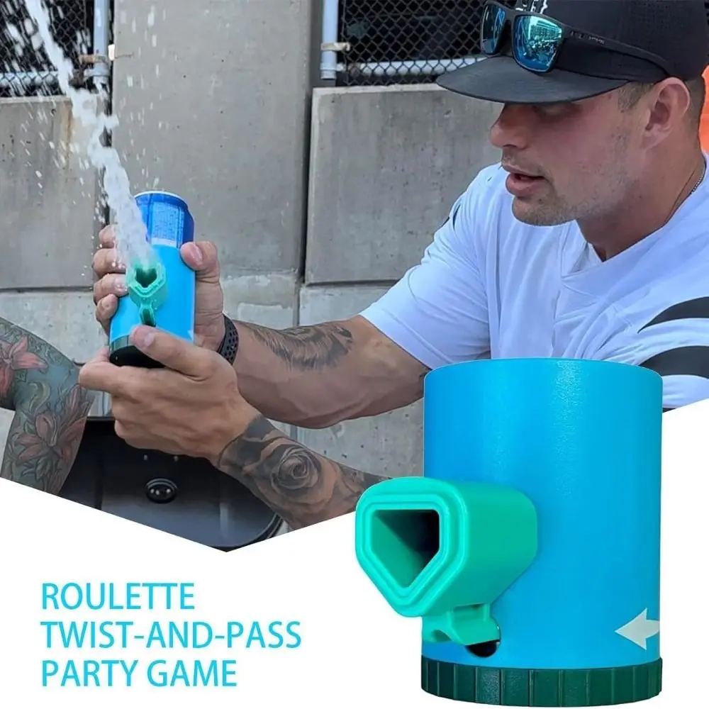 

Пластиковая случайная игра для пива, интерактивные головоломки, пивные задачи, поворот и пропуск, портативная рулетка, игра для питья