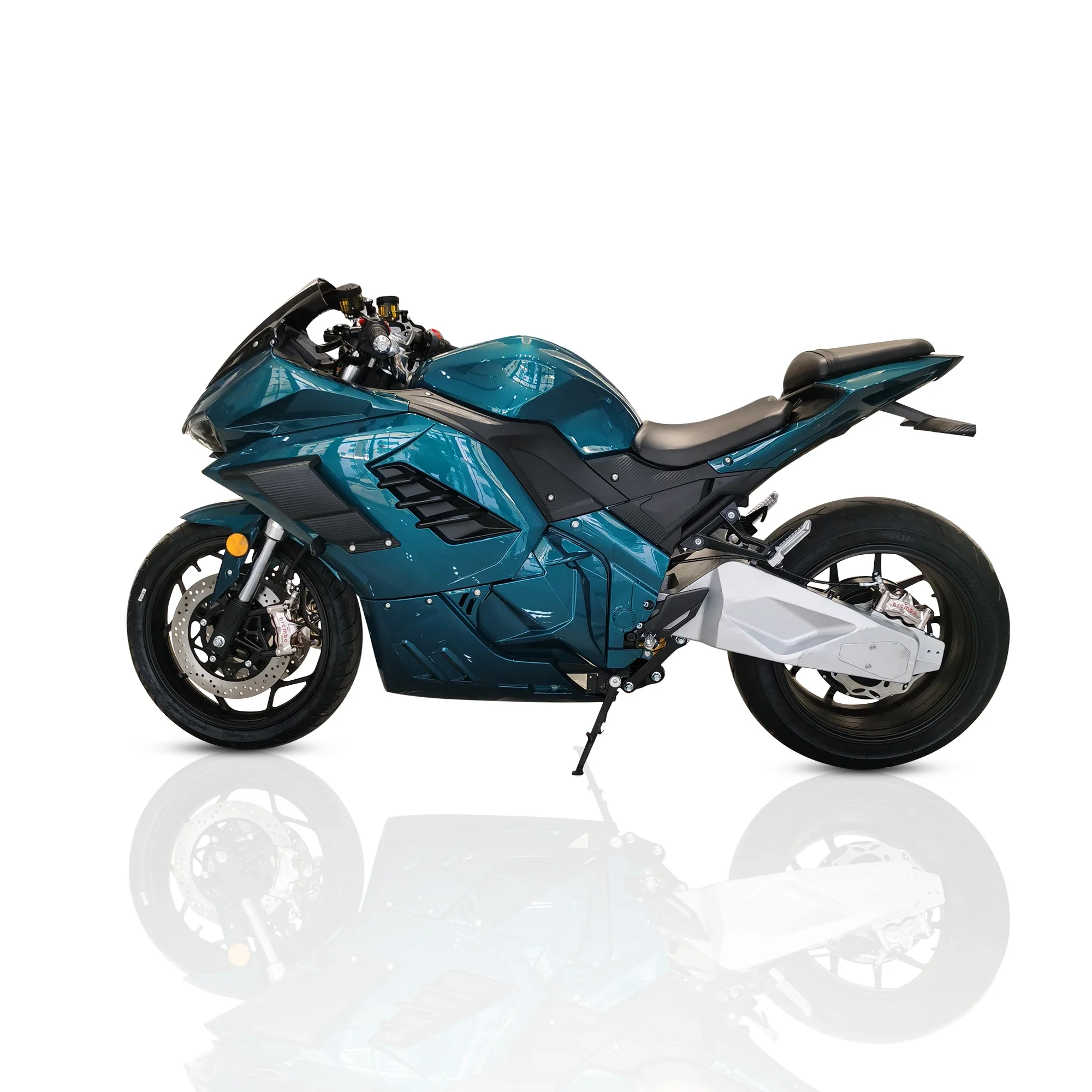 EV Racing Motorcycle 8000W 72V Lithium Battery Adult Electric Motorcycle With 145KM/H