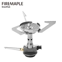 Estufa de Camping Fire-Maple GreenPeak, quemador de cocina de propano para campamento, estufa portátil para mochilero con piezoeléctrico para senderismo, pesca