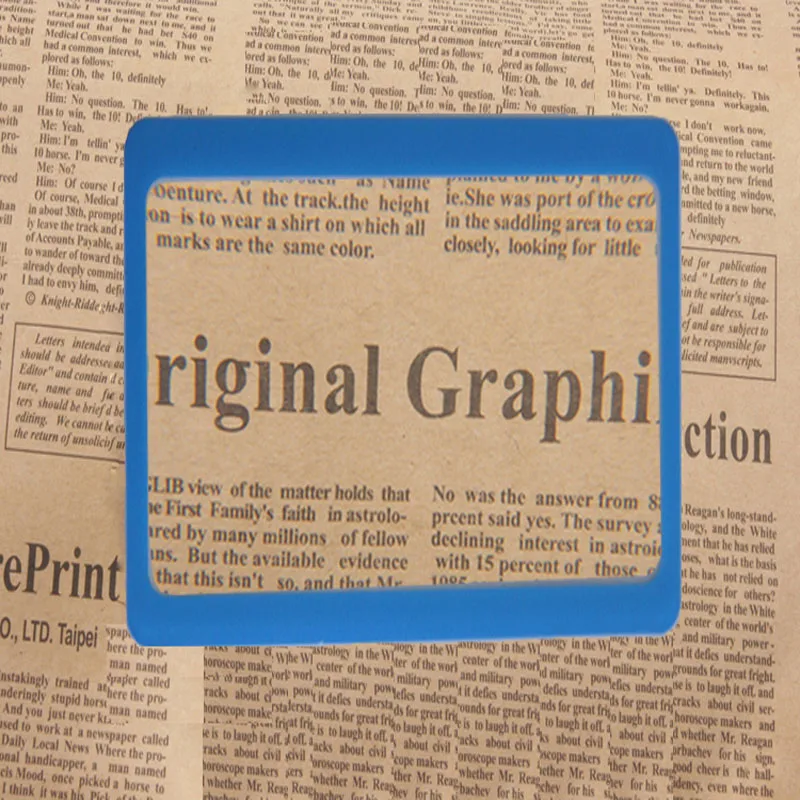 Functional Colorful 3X Name Card Design Monocle Magnifier reading glass magnifying glass DIY Sewing Needlework