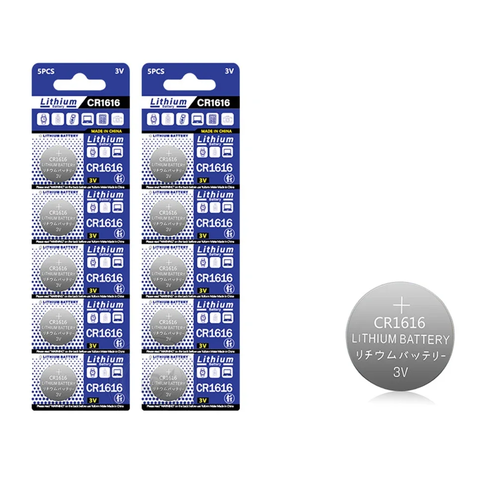 2PCS-10PCS 3V CR1616 Lithium Button Battery DL1616 BR1616 ECR1616 5021LC L11 L28 LM1616 CR 1616 Coin Cell Watch Batteries