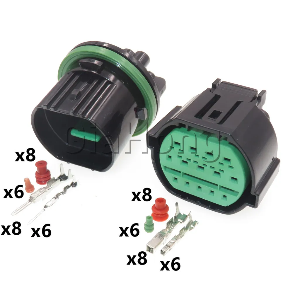 1 Set 14 Ways AC Assembly GL301-14021 GL291-14021 Automobile Headlight/Lamp Light Electric Cable Socket For Hyundai KIA