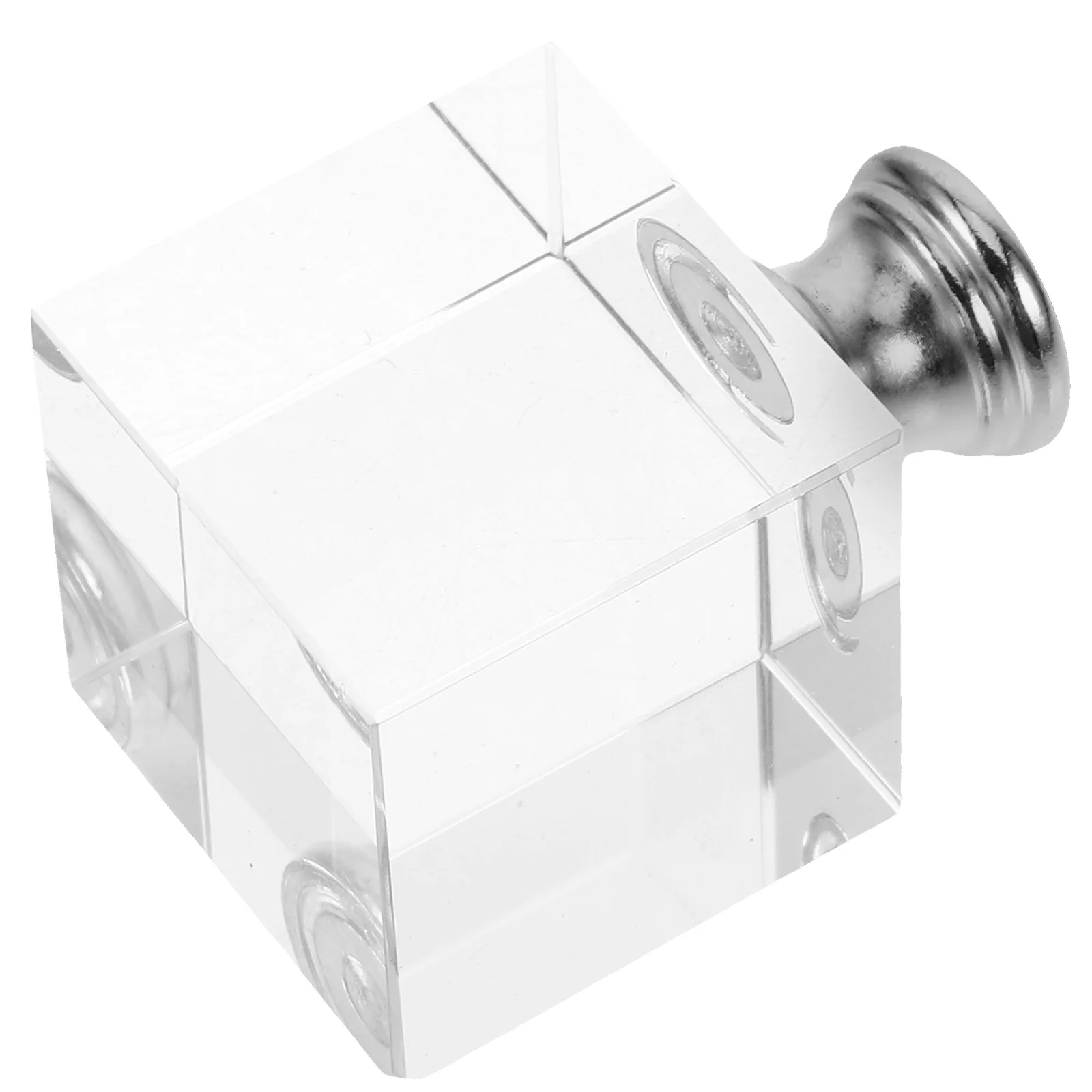 

Lamp Finials Square Transparent Light Knob For Table Floor Lamp Harp Holder Finial Accessory