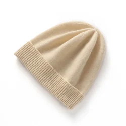 DjzDsm100% Pure Cashmere Knitted hat Men's And Women's All-Purpose Hat Autumn And Winter Warm Face Display Small Woolen Hat New