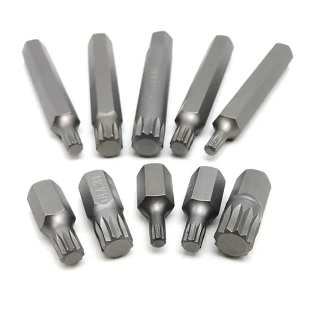 11pcs Socket Wrench 12 Corner Star Shaped 12 Angle Socket Adapter Screw Tool M5/M6/M8/M10/Head For Electric Driver Tools