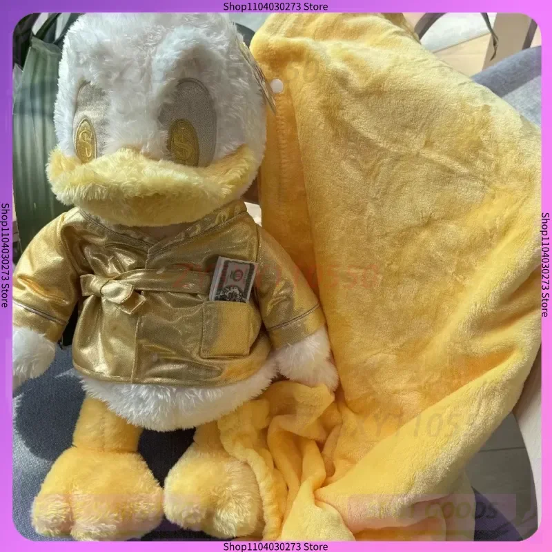 

Лидер продаж 2025, кукла Дональда Дака, насыщенная золотая кукла-утка, плюшевая игрушечная кукла, рождественский подарок для друзей