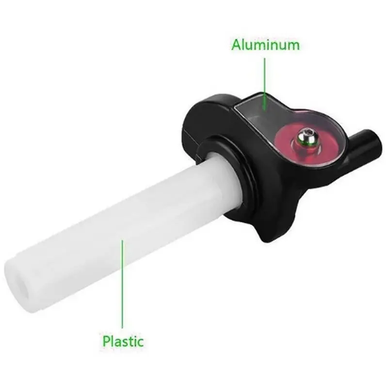 AASS-22Mm Aluminum Racing Throttle Assembly - Heavy-Duty Quick-Turn Throttle With Transparent Housing