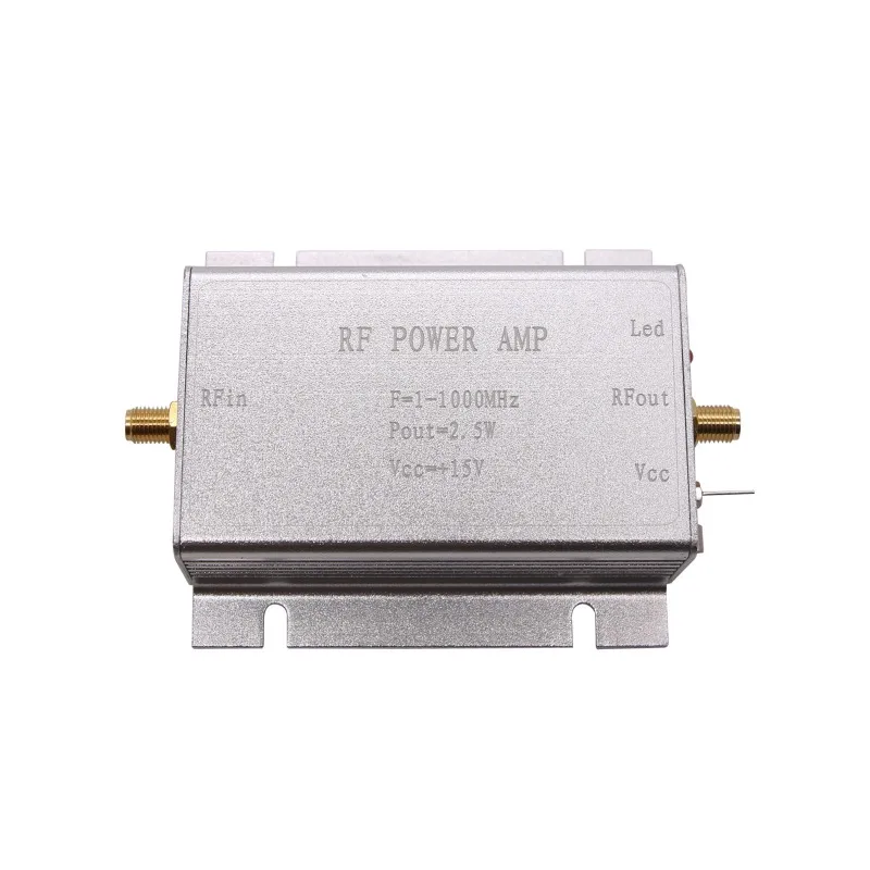 AMPLIFICADOR DE POTENCIA DE RADIOFRECUENCIA plateado, 2,5 W, 1-1000MHz