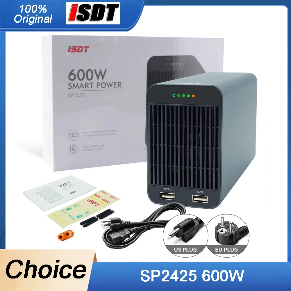 

ISDT SP2425 BattGo 600W 25A Smart Power Supply - LED Indicator, Dual USB Output