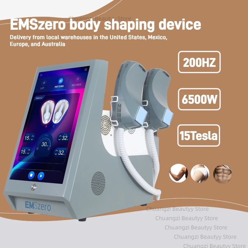 

Professional EMSzero 6500W 200hz Body Sculpting Machine Fat Burning EMS Slimming Beauty Device Ce Certificate