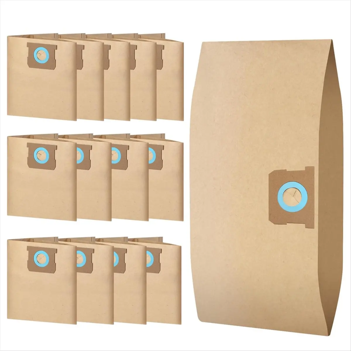 IDS-14 Pack DXVA19-4104 Vacuum Bags for DEWALT 5 to 8 Gallon Wet/Dry Vacuum, Disposable Shop Vac Bags, Dust Bag Replacement
