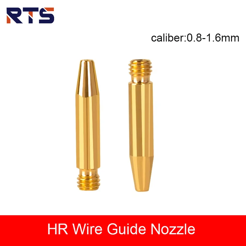 RTS HRLaser Laser Welding Wire Guide Nozzle WSX Weld Wire feed nozzles H31.5 M6 HuanRi Copper Nozzle Apertures 0.8-1.6mm