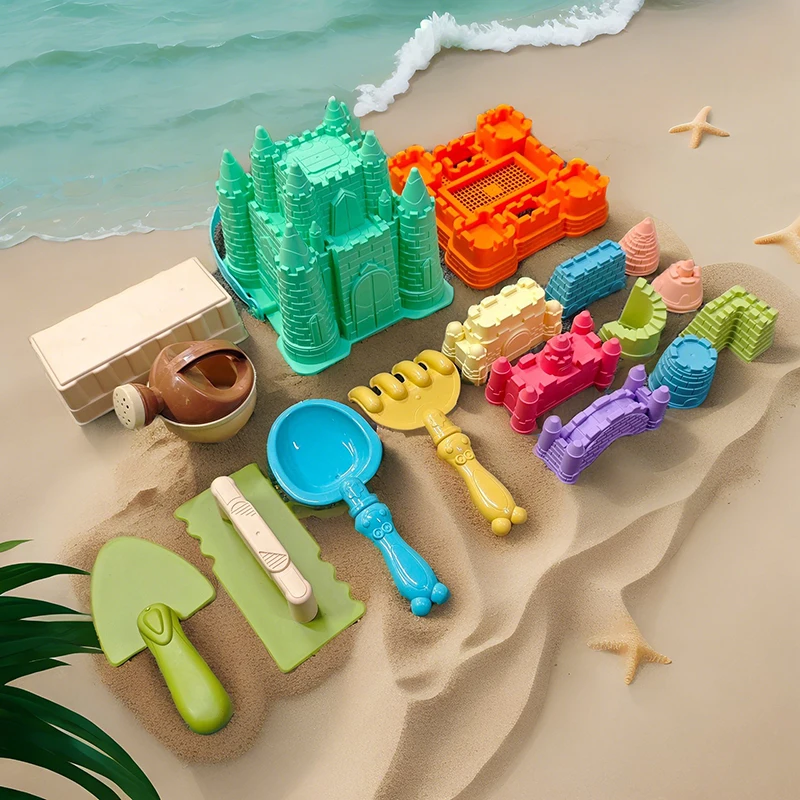 3/8 SZT. Łopatka do piasku Zabawka letnia dla dzieci Piaskownica dla dzieci Zabawa na świeżym powietrzu Rodzinne zabawne prezenty Zestaw do zabawy w piasku na plaży do budowania zamków