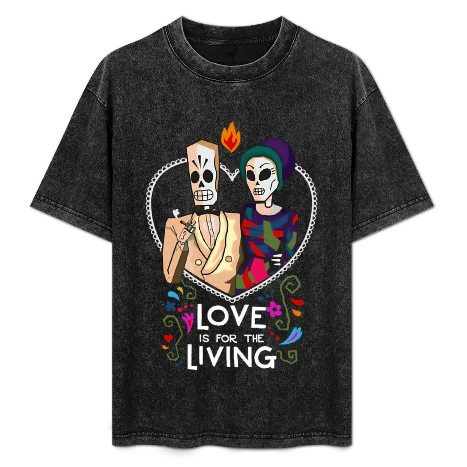 

GRIM FANDANGO T-Shirt shirts graphic tee cotton graphic tees man clothes plus size tops designer t shirt men