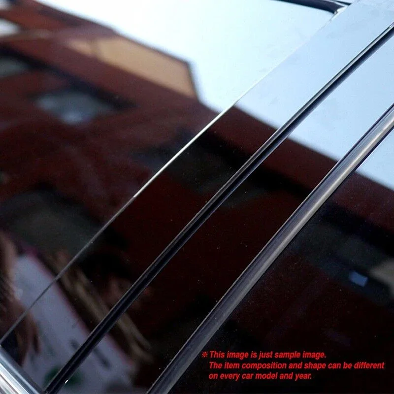 For Kia Forte K3 Cerato 2009 2010 2011 2012 Polished Pillar Posts Car Window Trim Cover BC Column Stickers - view 3
