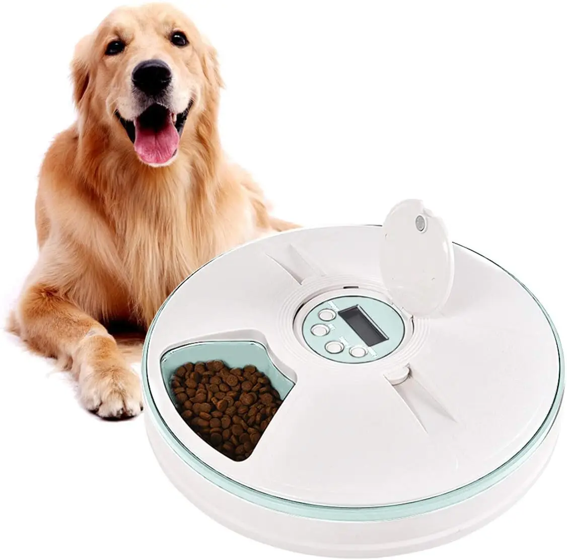 

Automatic Pet Feeder Automatic Dog Food Dispenser With Programmable Timer 6-meal Automatic Dog Feeder For Medium-sized Large