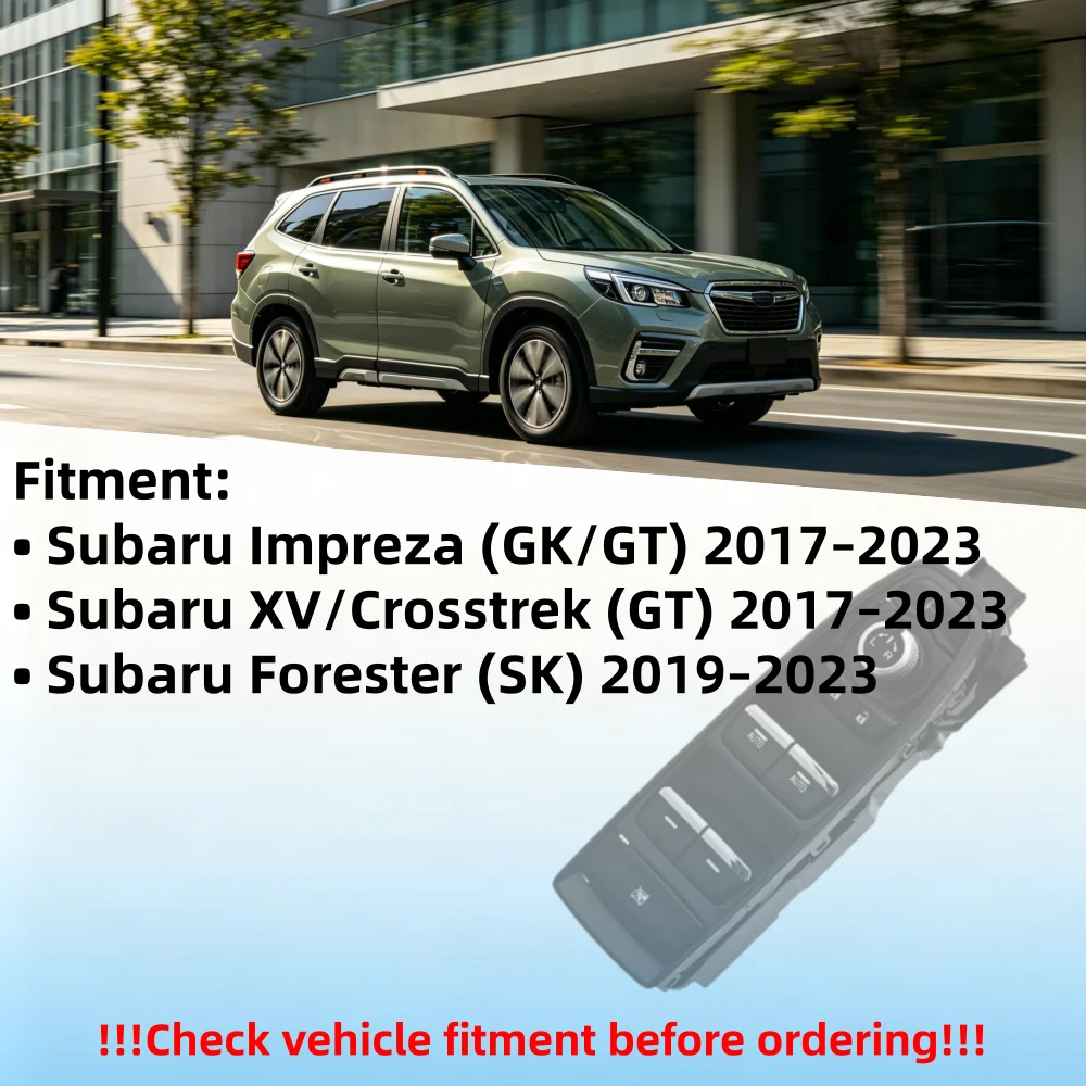 HOWINATOP 83071-FL070 24+16 Pin Master Power Window Control Switch For Subaru Impreza Crosstrek Forester OEM Replacement 6