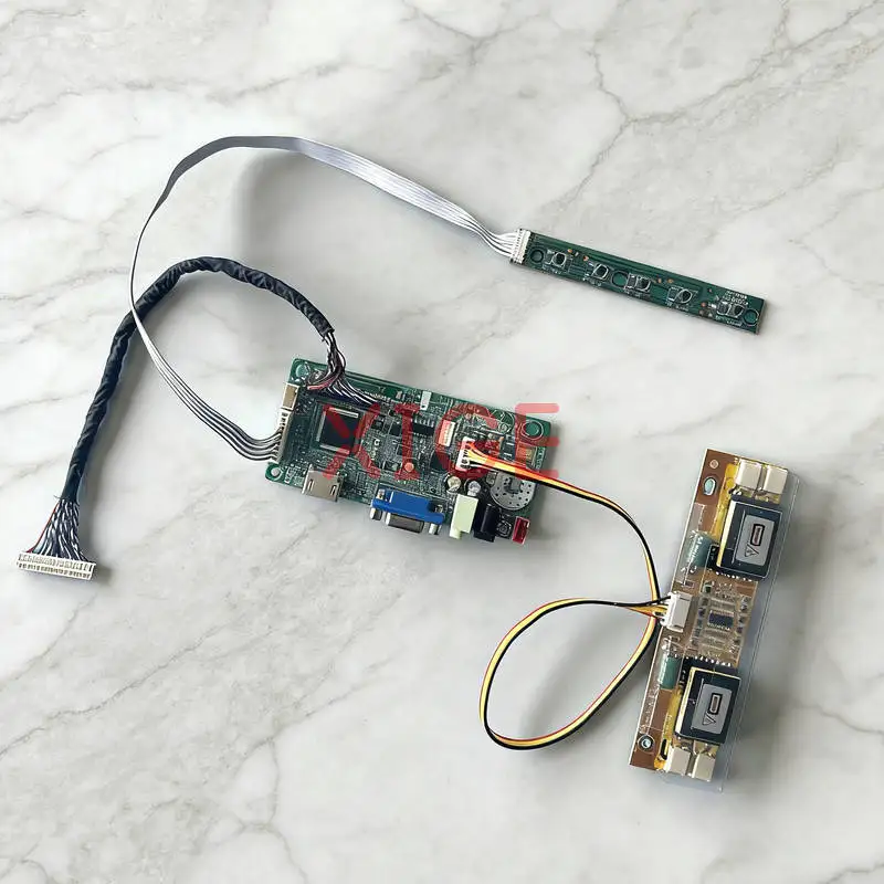 

Display Drive Controller Board Fit LM190E08 LM190E02 LM190E03 LM190E05 1280x1024 VGA+HDMI 30 Pins LVDS 4-CCFL 1280*1024 Kit DIY