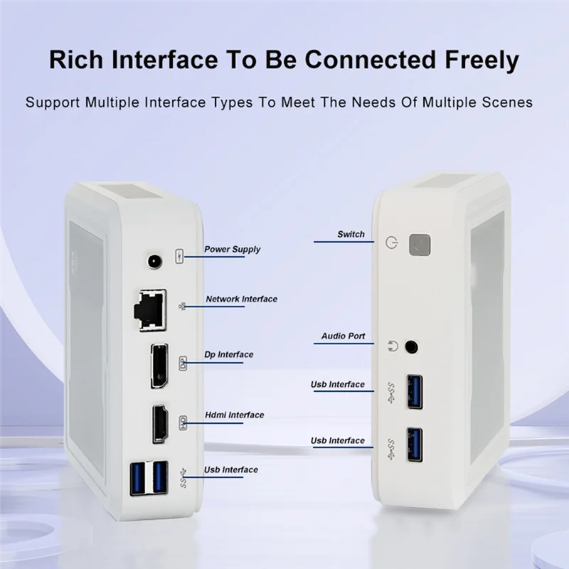 SR-For AMD Ryzen 3 2200U ما يصل إلى 65 واط كمبيوتر صغير DDR4 NVME SSD Wifi5 BT 4.2 كمبيوتر ألعاب RX Vega 10 رسومات