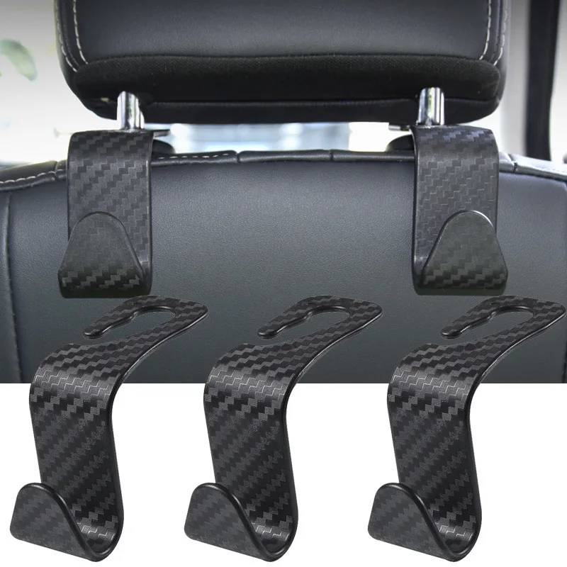 

1/2/4 Pcs/set Car Seat Headrest Hook Universal Storage Hanger Car Back Seat Organizer Holder For Bag Handbag Purse Clothes Coats