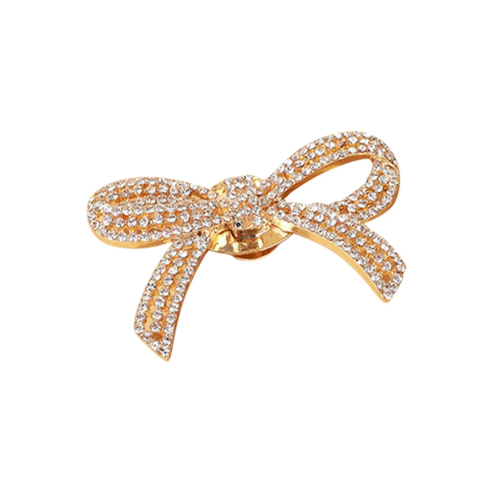 1PC Bowknot Detachable Rhinestone Shoe Buckle Shoe DIY Decoration Accessories High Heels Metal Decoration Buckle