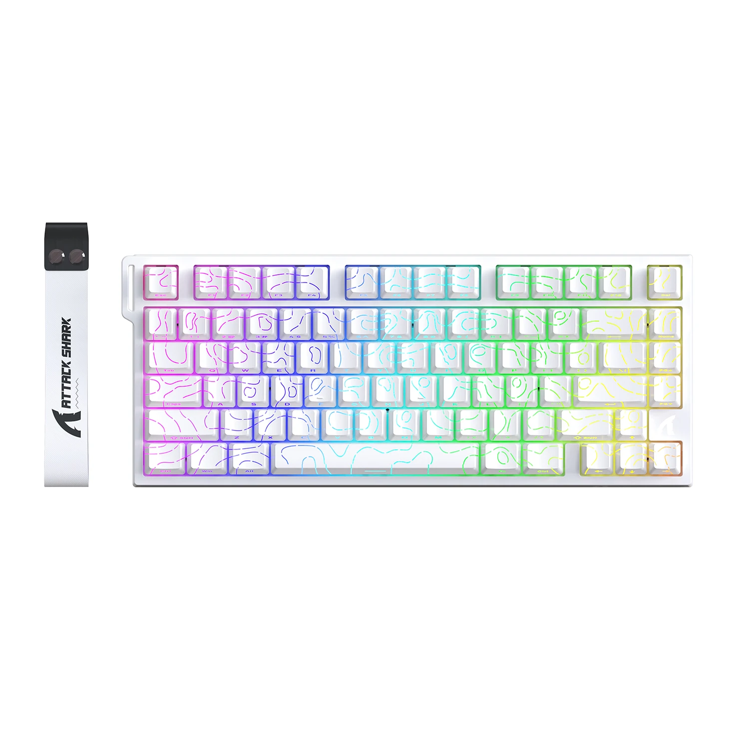 R82 HE 75% Magnetic Gaming Keyboard 8000Hz 0.005mm Rapid Trigger 0.08ms RGB Wired
