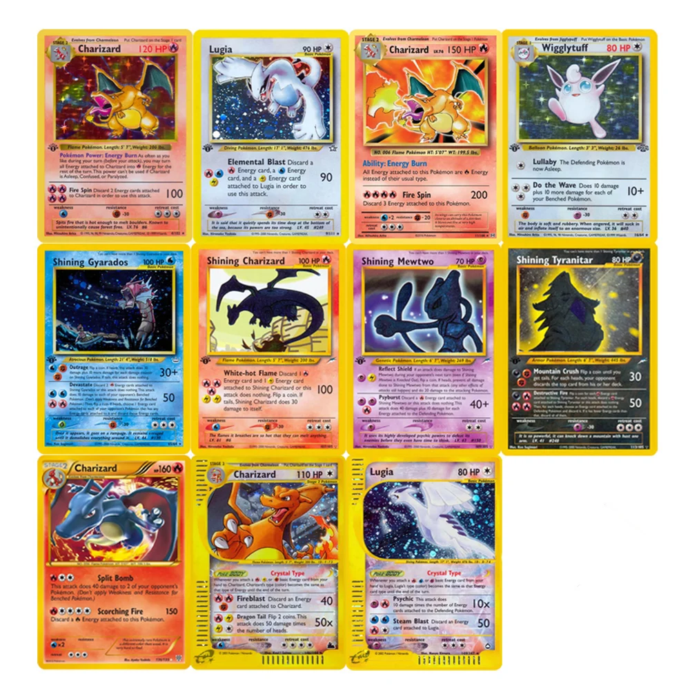 1996 PKMN 1st Edition Base Set Single Flash Cards Shining Charizard Lugia Wigglytuff Game Collection Cards PTCG Proxy Cards - AliExpress 26 1996 PKMN 1st Edition Base Set Single Flash Cards Shining Charizard Lugia Wigglytuff Game Collection Cards PTCG Proxy Cards - AliExpress 26