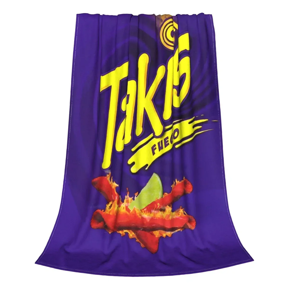 Takis-Manta térmica azul de franela con dibujos animados, mantas suaves y acogedoras para coche, sofá, colcha perfecta para textiles del hogar