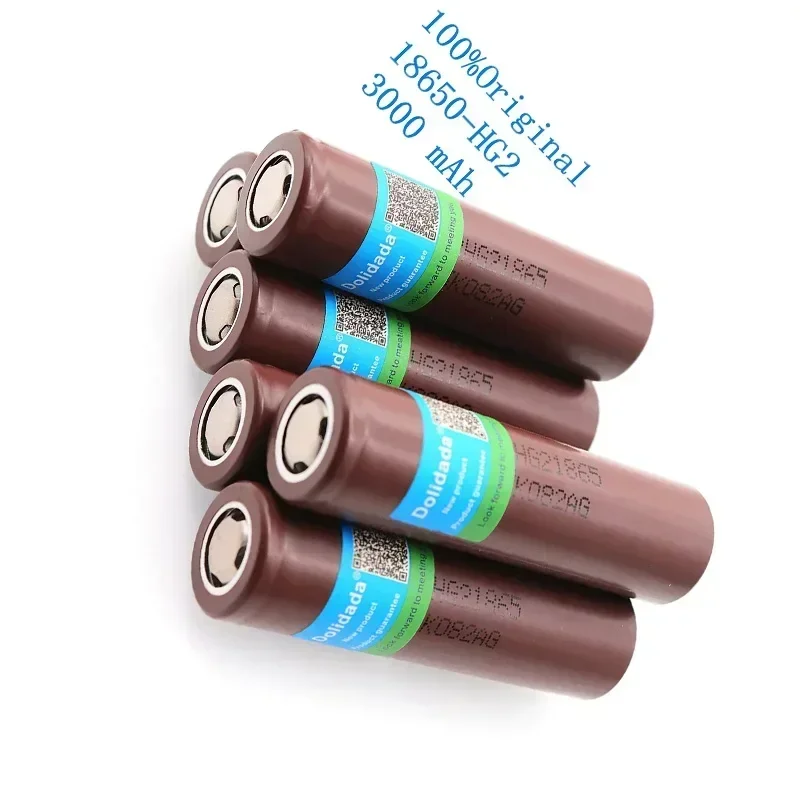 100% OriginaI HG2 18650 Battery 3200mAh Battery HG2 3.7V Discharge 25A Dedicated For Power Rechargeable Battery