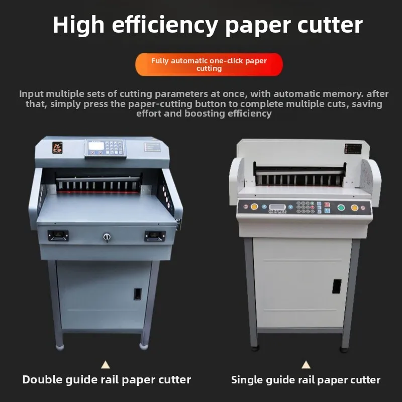 4606D Programmable Layer Large Trimmer 6CM Thick Fully Automatic Electric Paper Cutter