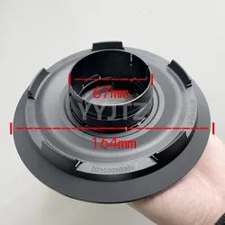 1PC 164mm/67mm CENTER CAP HUB COVER EMBLEM SPOKE WHEEL OEM A000 400 3400 FOR Mercedes Benz 2017-2023 G63 AMG G500 A0004003400