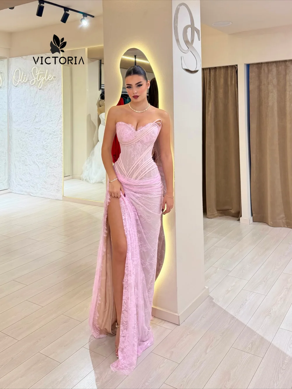 

Customized Off The Shoulder Sweetheart Party Dress With Split Side Cheap Prom Dresses Robe De Soiree Birthday Engagement Gowns